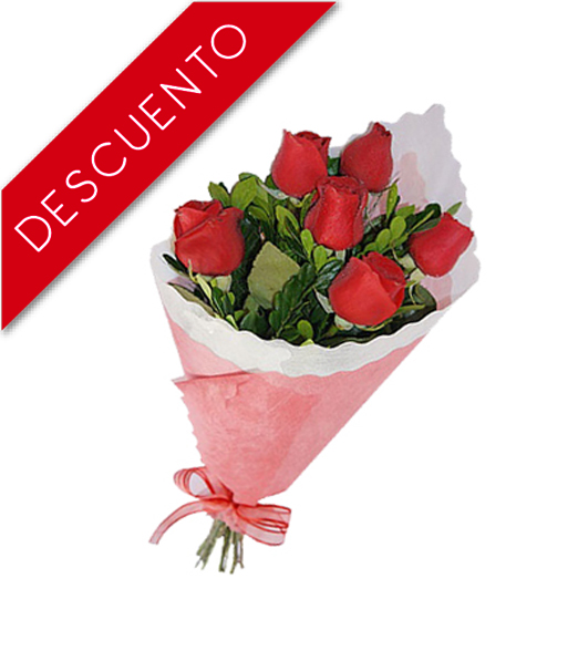 Ramo de 6 Rosas